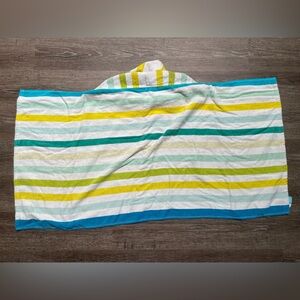 Kids Striped Hooded Swim Towel 100% cotton